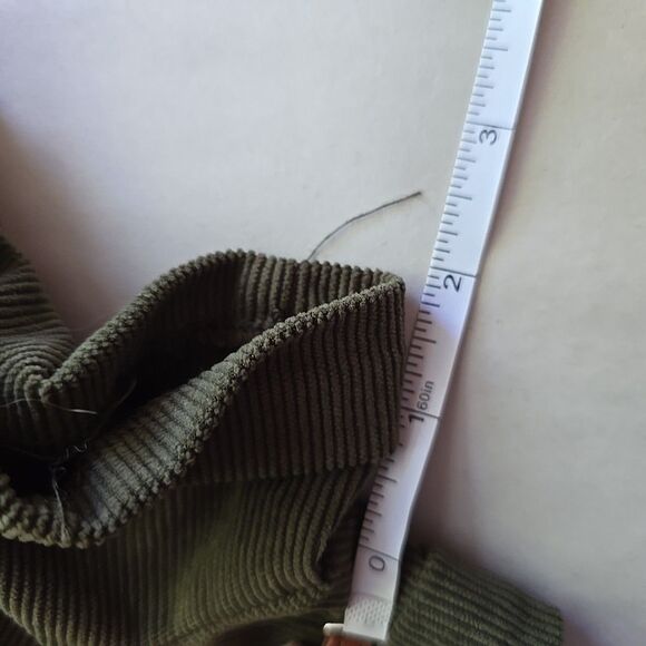 Mushroom Embroidered Corduroy Shorts Elastic Waist Pockets Womens Sz XL - Picture 7 of 7